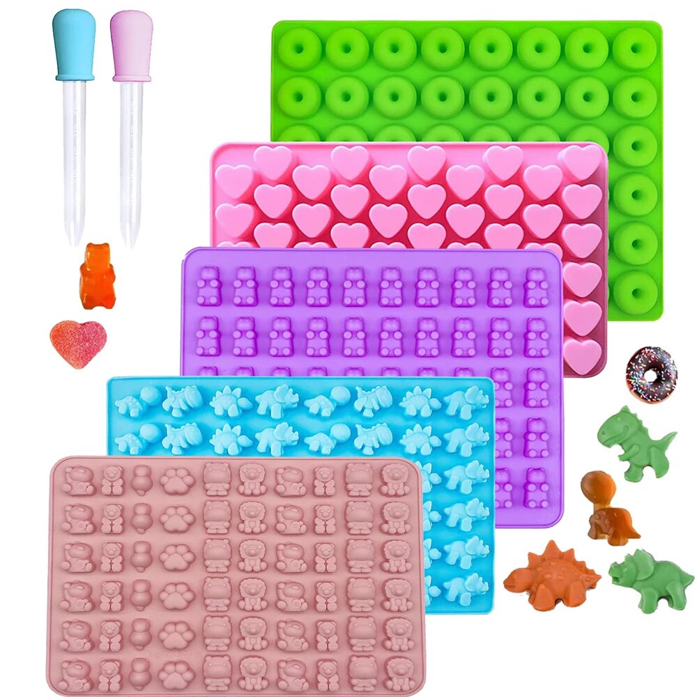 Donut Mold Silicone - Формы для клейких медведей, силиконовая мини-форма