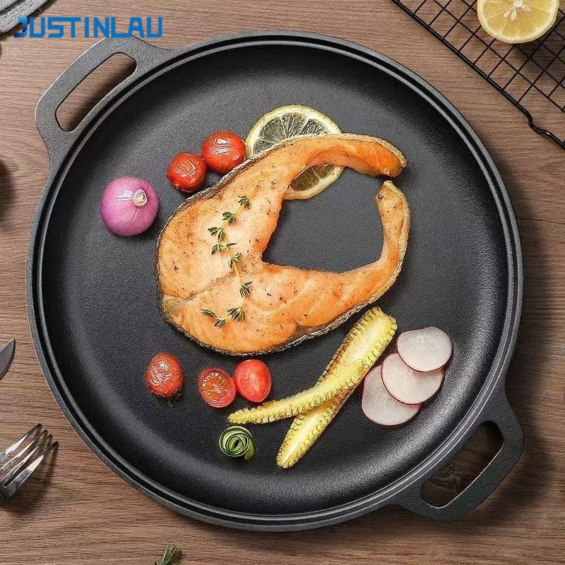 Egg Waffle Pan - Чугунная сковорода JUSTINLAU с двумя ручками