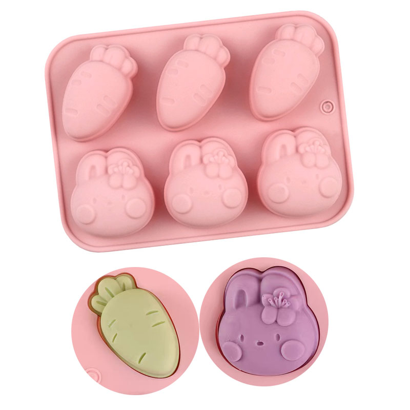 Bunny Cake Mold - Силиконовая форма с героями мультфильмов, кролик,