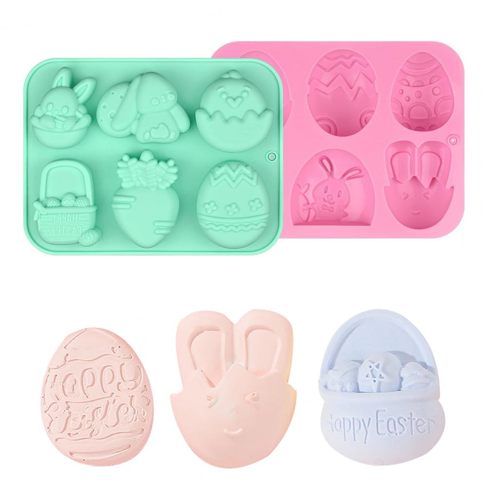 Bunny Cake Mold - Набор из 4 силиконовых форм для
