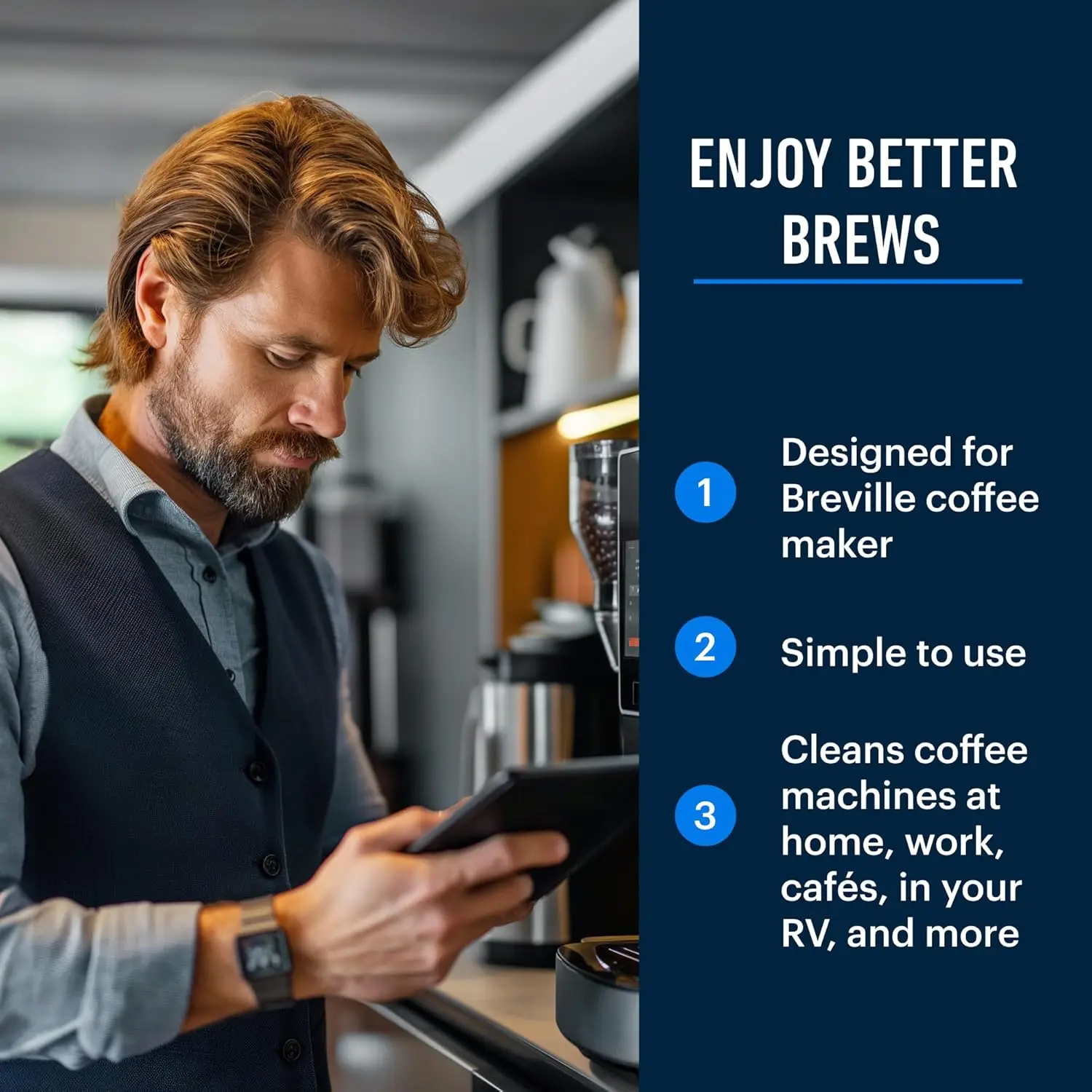 Таблетки для чистки эспрессо-м – обзор и цена Breville Espresso Barista Touch