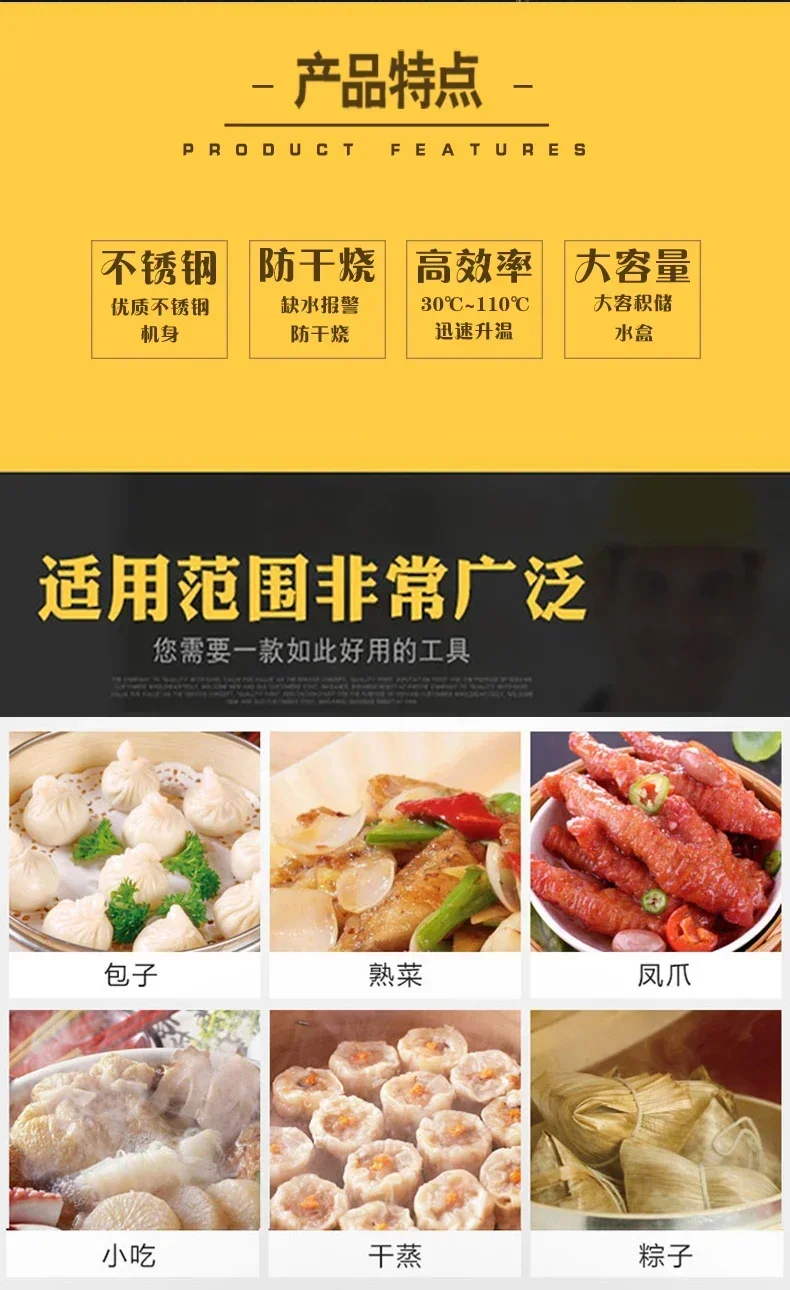Высококачественная коммерческа – обзор и цена Dim Sum Basket
