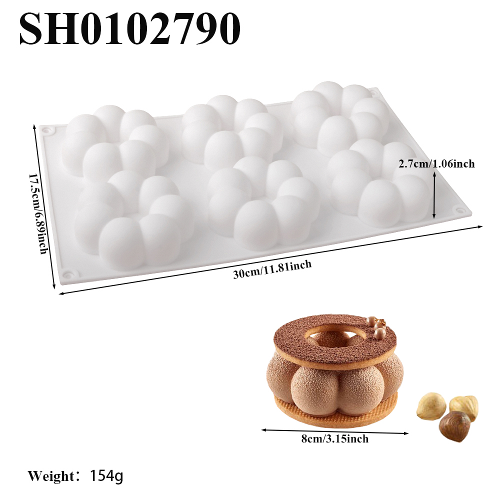 1 или 6-я ячечная форма для по – обзор и цена Donut Mold Silicone