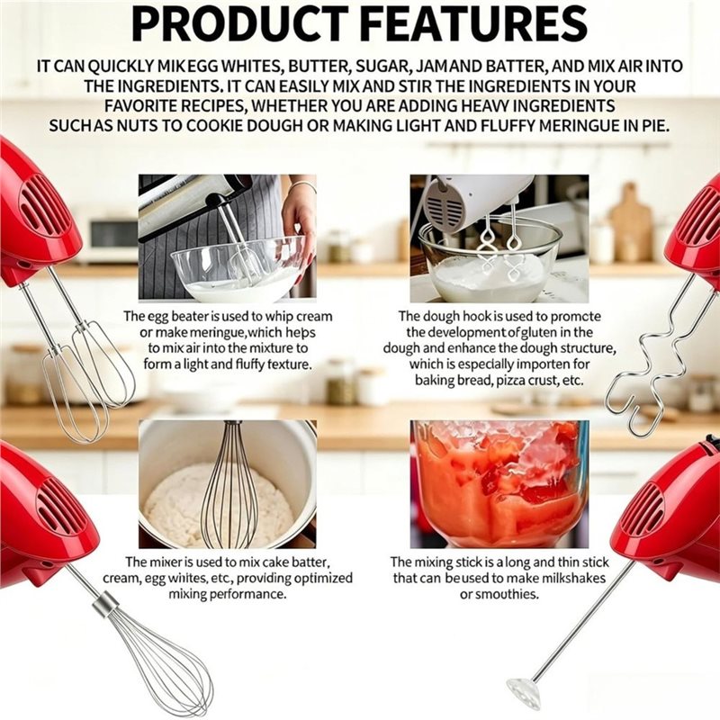 A92G HOT-Набор крюков для тест – обзор и цена Kitchenaid Mixer Hand Mixer