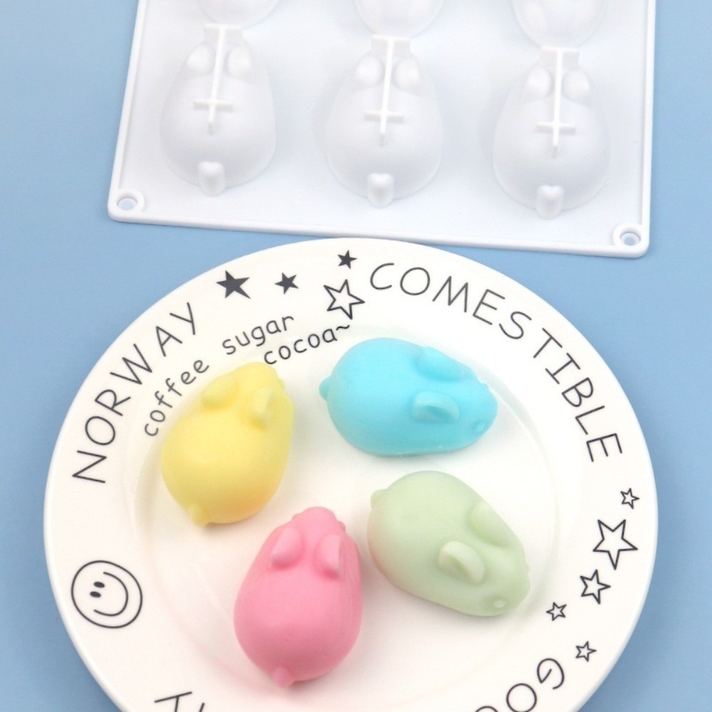 Гибкие силиконовые 3D-формы дл – обзор и цена Bunny Cake Mold