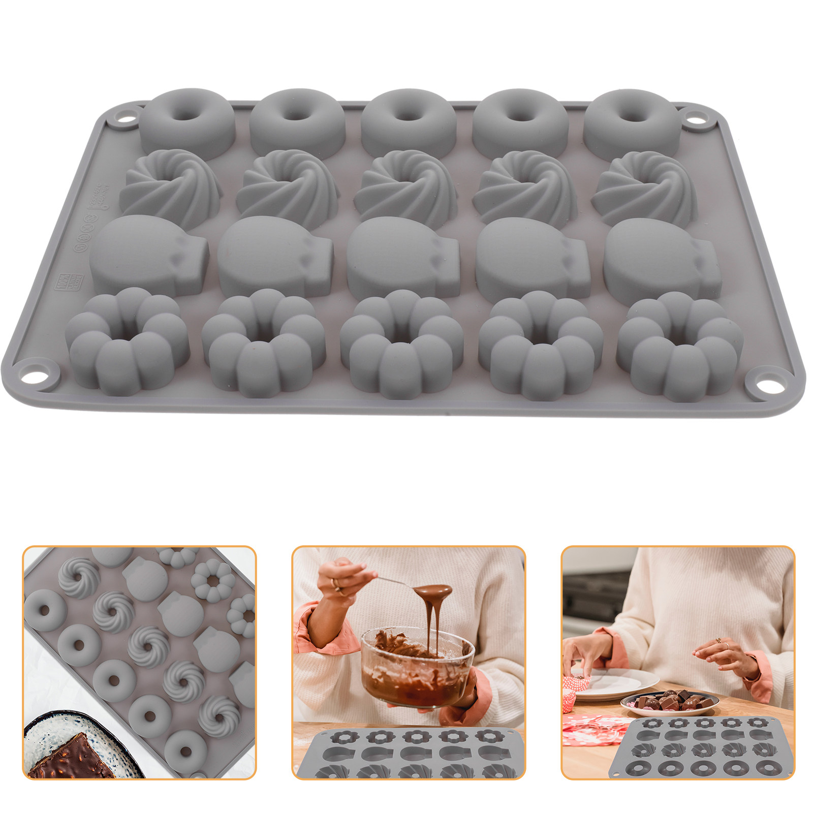 Силиконовая форма для шоколадн – обзор и цена Donut Mold Silicone