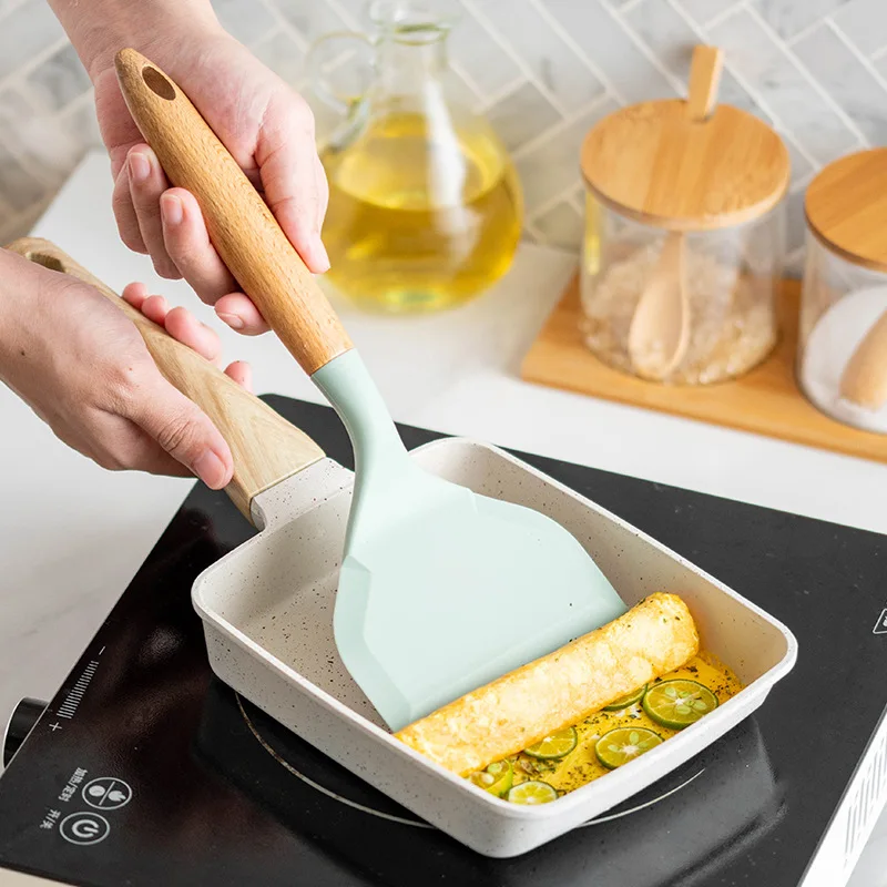 2 шт. силиконовая лопатка с ши – обзор и цена Okonomiyaki Spatula